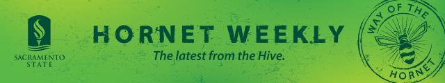 Hornet Weekly student newsletter banner in green with Way of the Hornet campaign logo