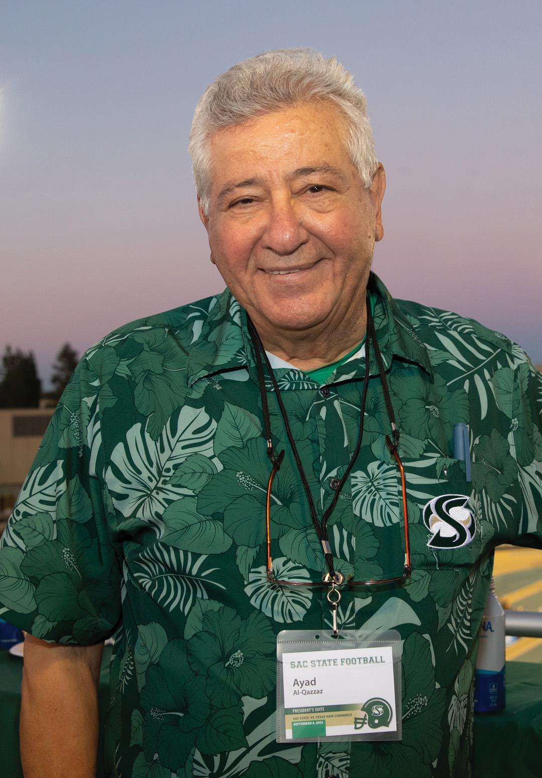 Ayad at Sac State Football Game