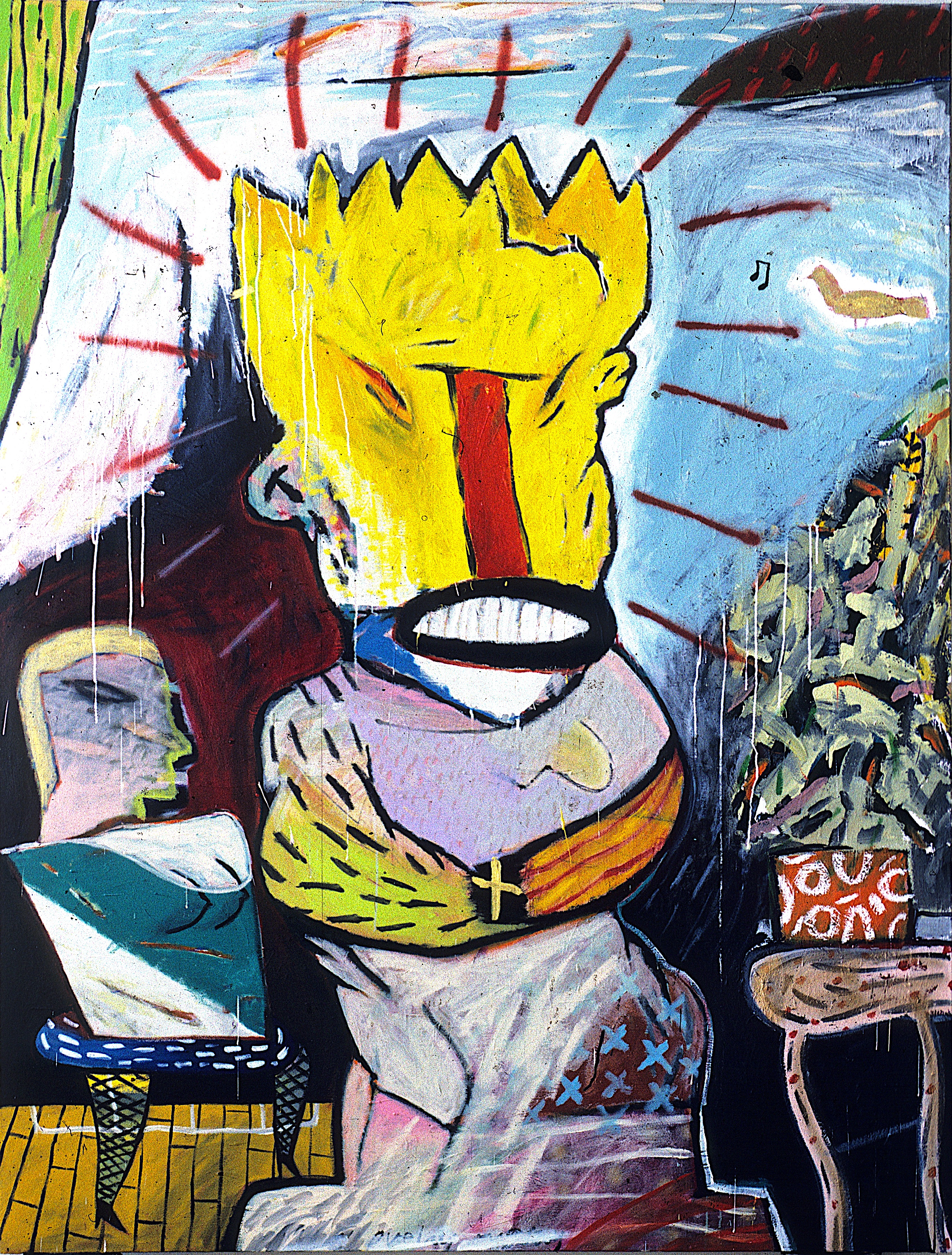 painting by artist john yoyogi fortes