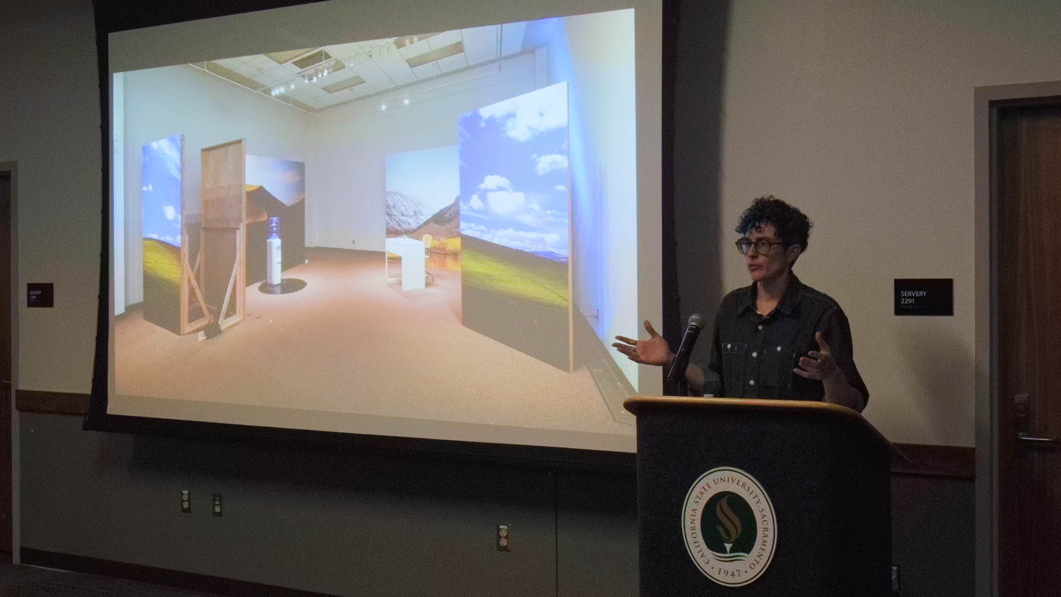 video of artist talk by torreya cummings