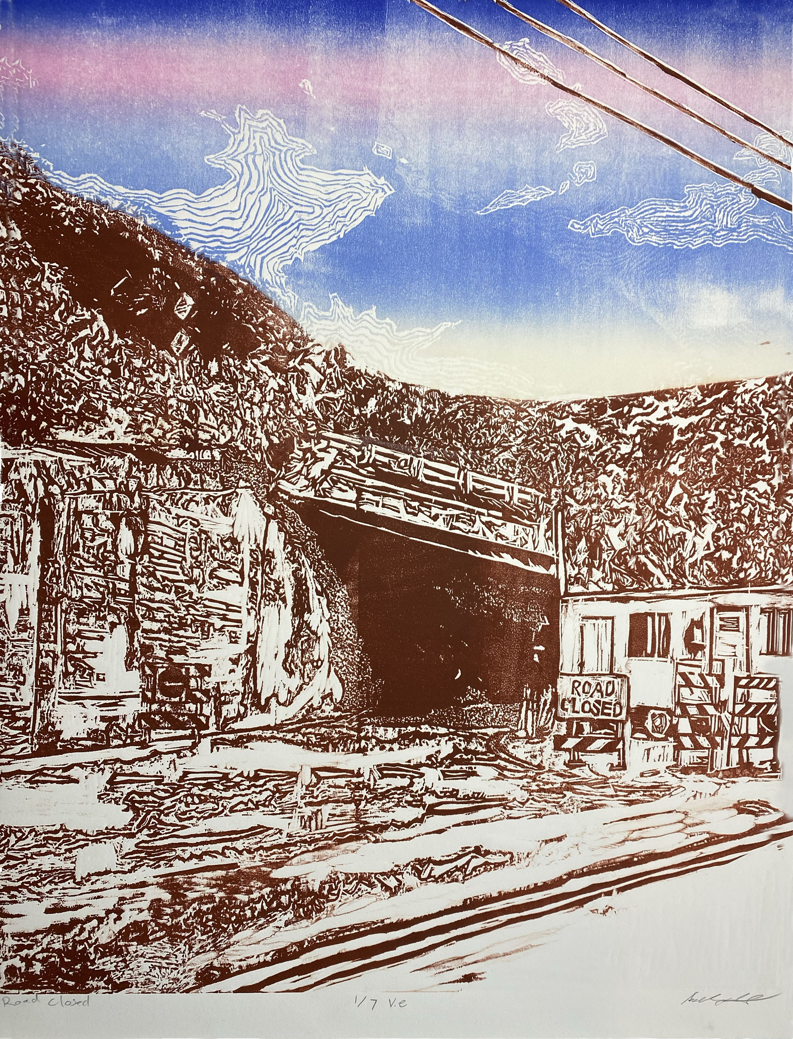 road closed by Sage Stanley